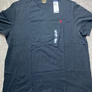 Polo Ralph Lauren Black Tee with Red Pony Men’s 2XL NWT